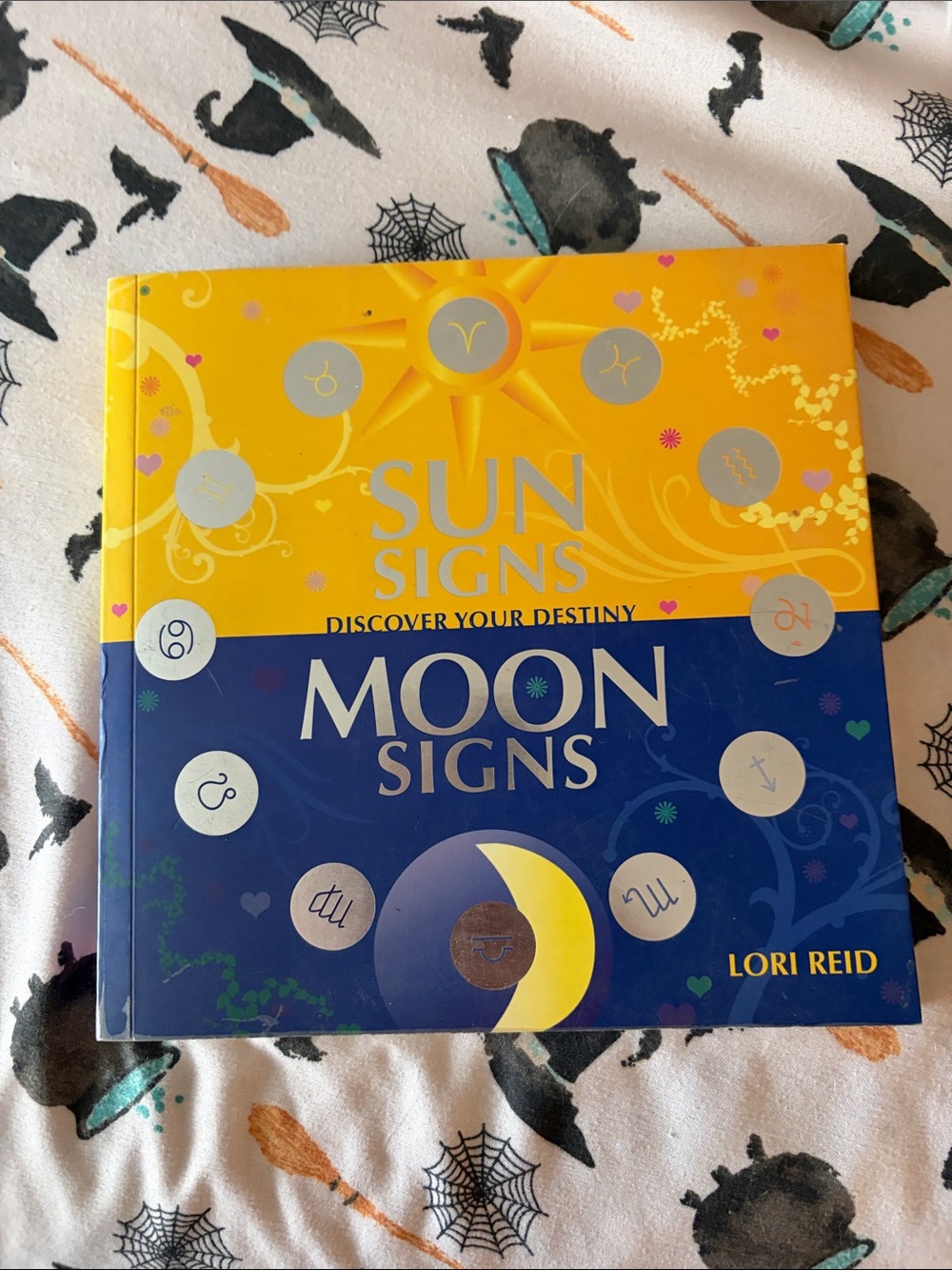 Sun Signs Moon Signs Soft Cover- Yellow and Blue Cover